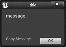 Editor Dialog